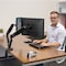 Fellowes Dual Monitor Arm, 33"x12"x24-1/4", Black FEL8042501 - alternate 7